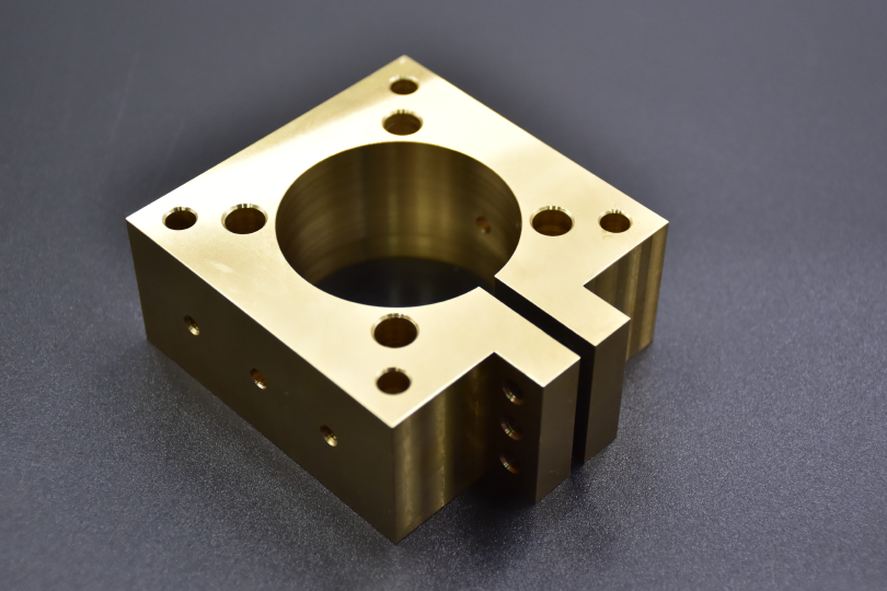 Brass CNC machined part-4