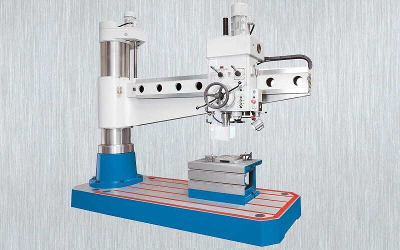 Radial arm CNC drill machine