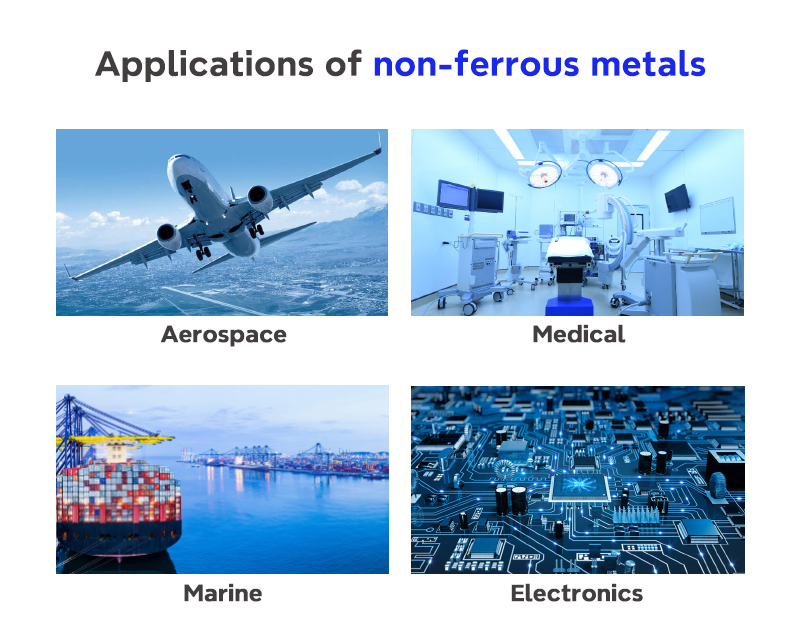 applications of non-ferrous metal